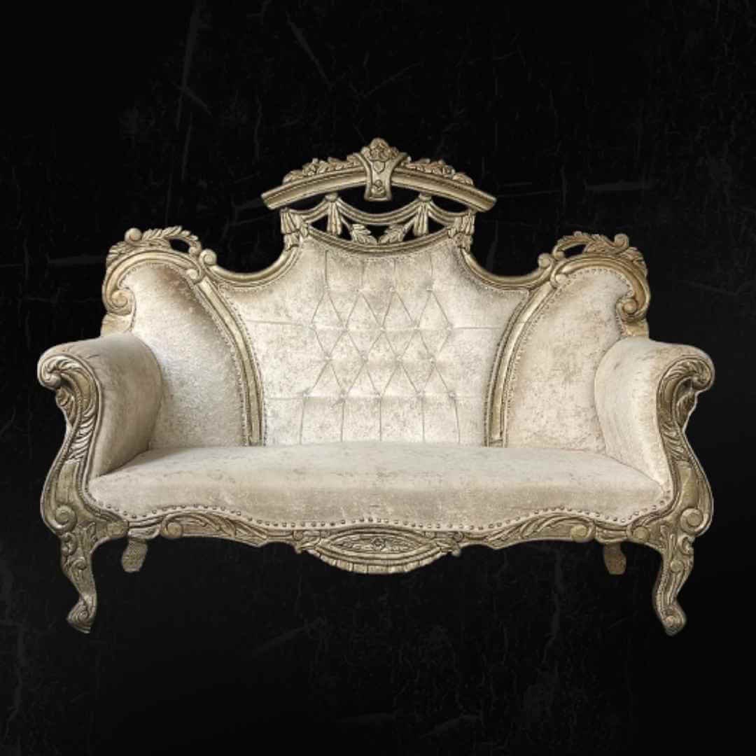 Antique Cream Sofa