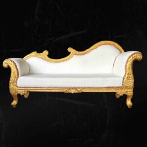 White with Golden Sofa