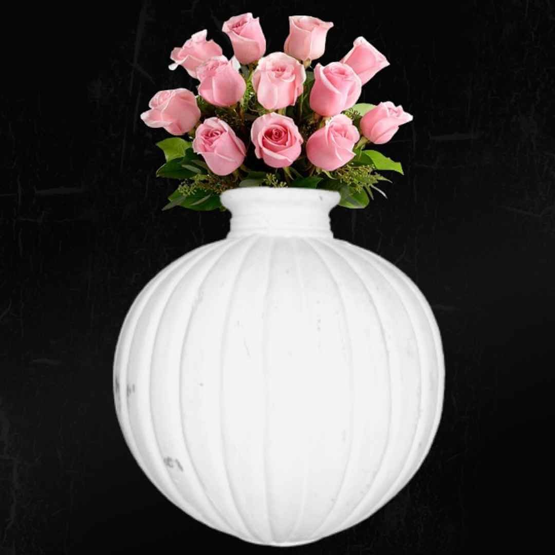 Round flower Vase