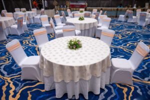 Round Table with Cover