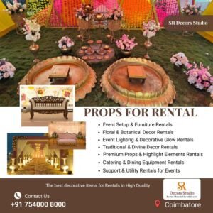 Top 10 Unique Wedding Decor Props for Rental