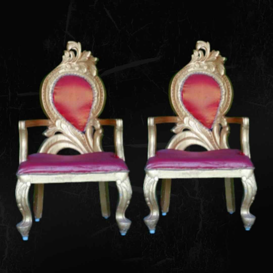 Golden-Pink Chair rental in Coimbatore